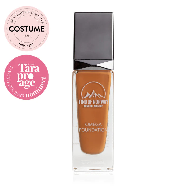 Omega Foundation nr.7 Almond (Dyp med varm undertone)
