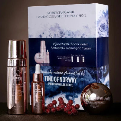 Tindofnorway hudpleie kit