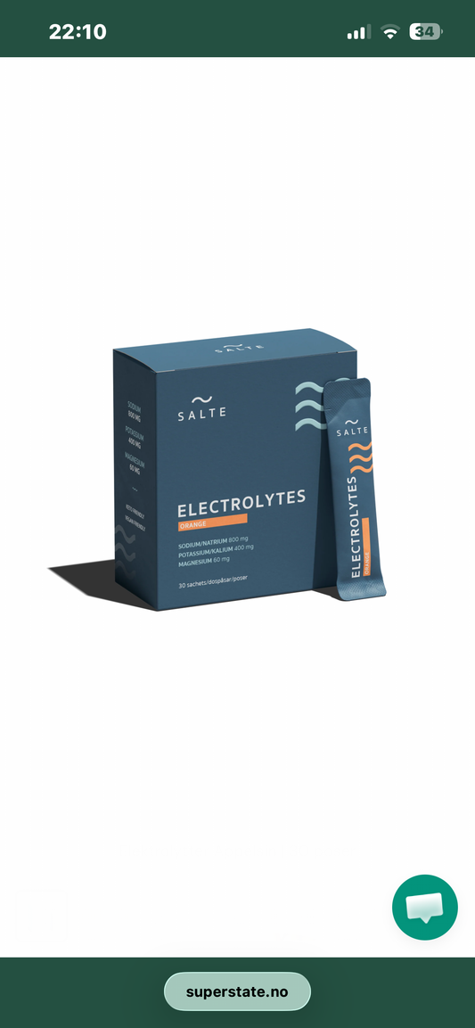Elektrolytter appelsin