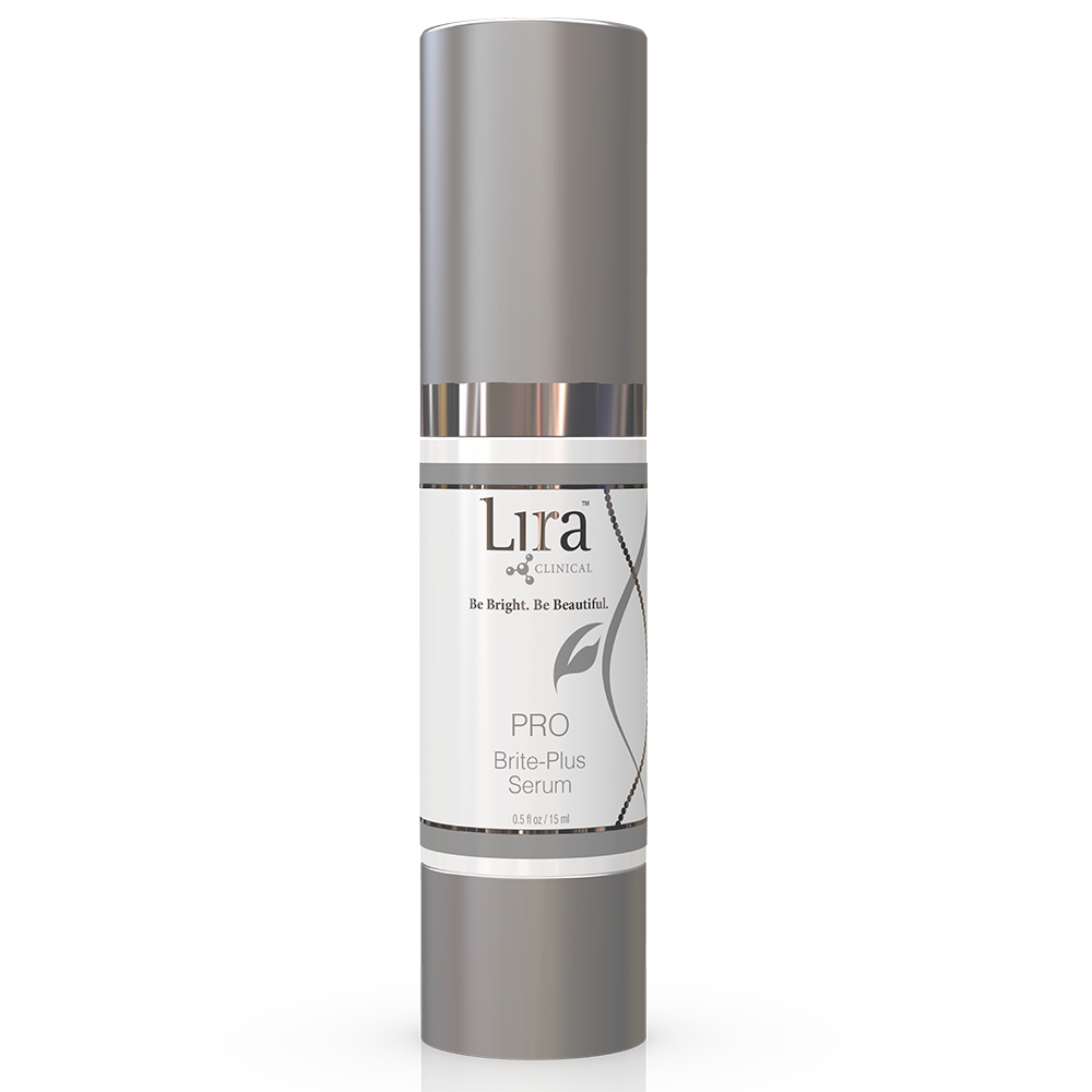 Lira Clinical PRO Firming Serum – grå og sølv airless pumpeflask med hvit PRO Firming Serum-etikett
