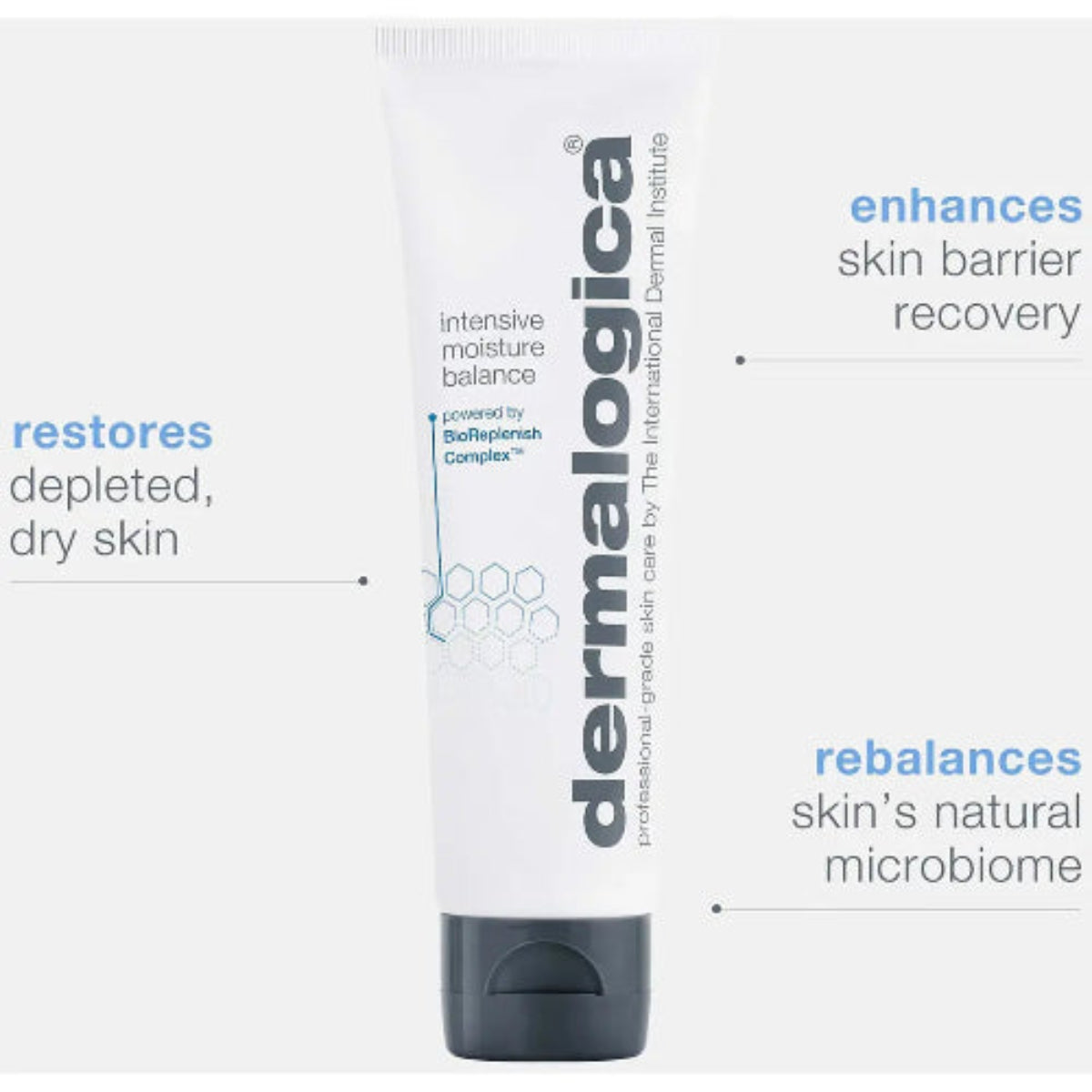 Dermalogica Intensive Moisture Balance – gjenoppretter uttørket hud, styrker hudbarrieren og gjenbalanserer hudens naturlige mikrobiom