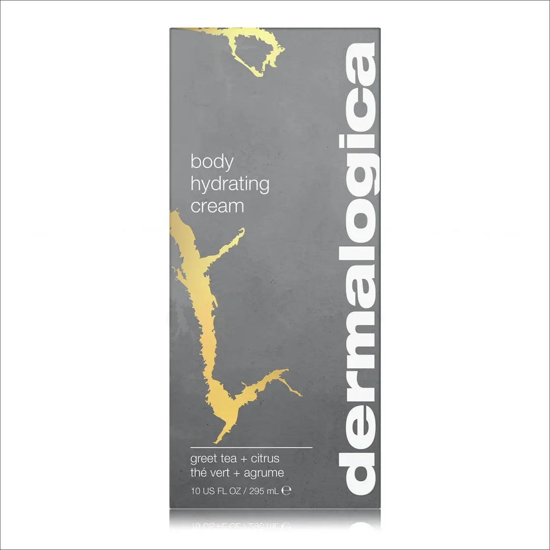 Dermalogica Body Hydrating Cream 295 ml – emballasje med grønn te og sitrus, 10 US FL OZ