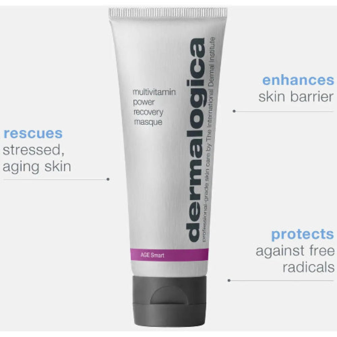 Dermalogica MultiVitamin Power Recovery Masque AGE Smart – redder stresset og aldrende hud, styrker hudbarrieren og beskytter mot frie radikaler