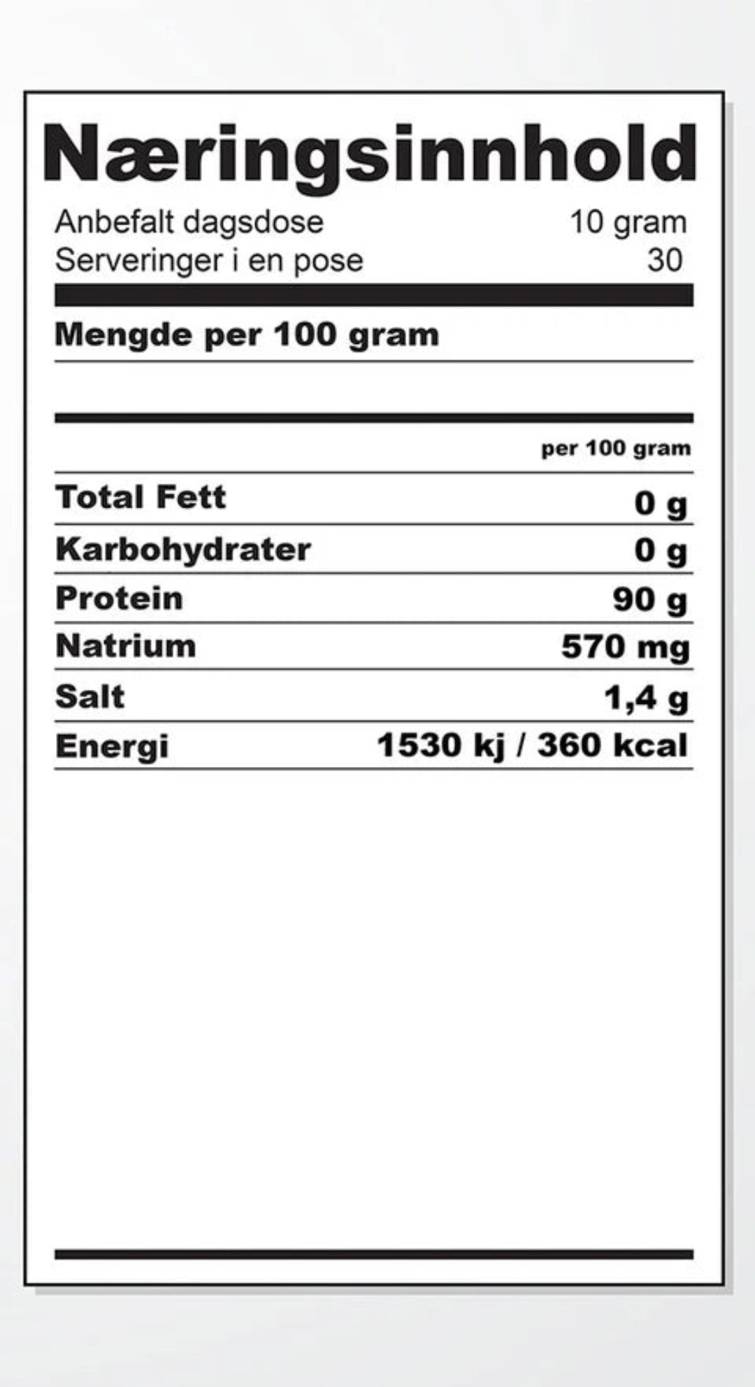 Superstate Collagen Protein 300g – Rent storfekollagen type I, II og III uten tilsetningsstoffer for hud, hår, negler og ledd