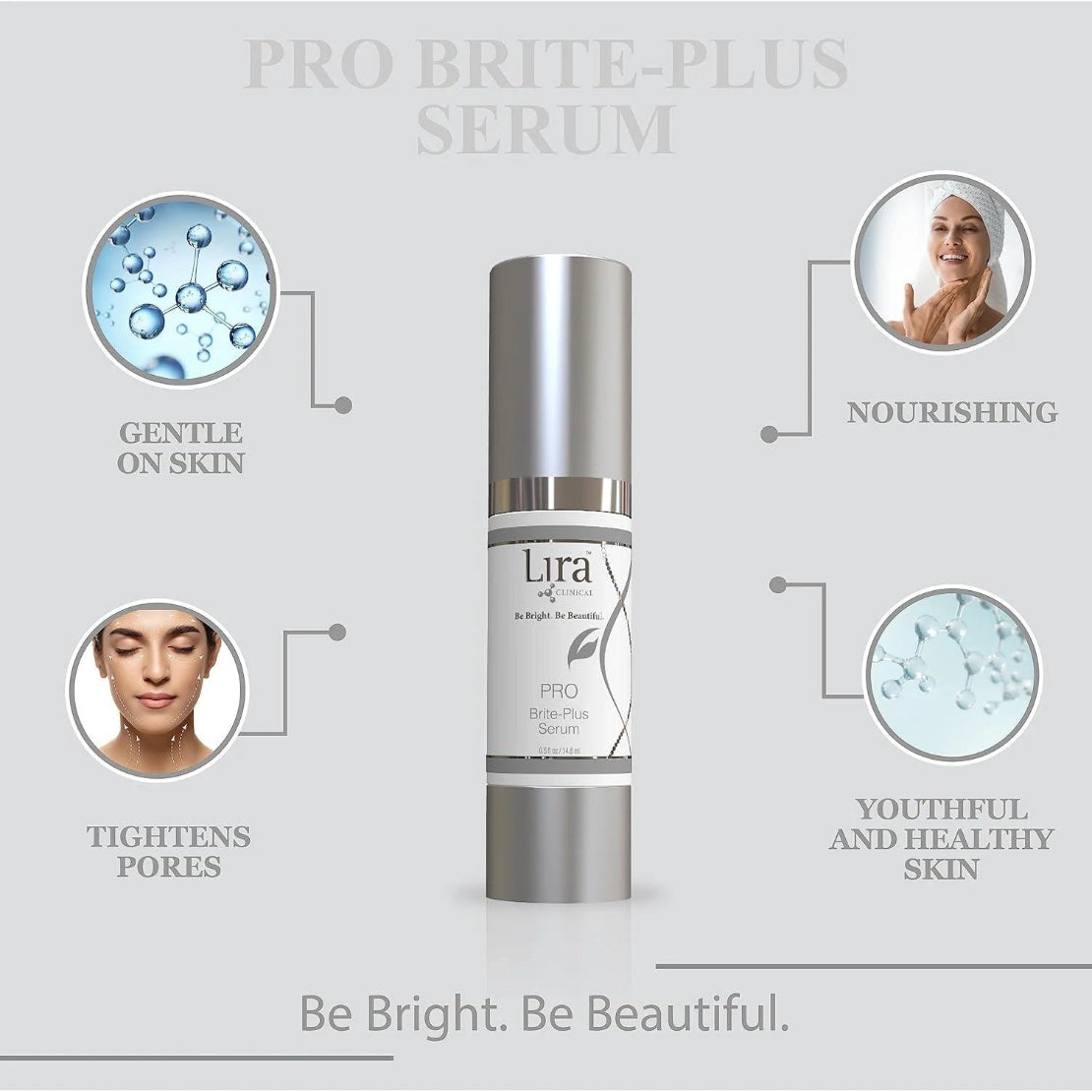 Lira Clinical PRO Brite-Plus Serum med MASQ-tech – strålende og jevn hu