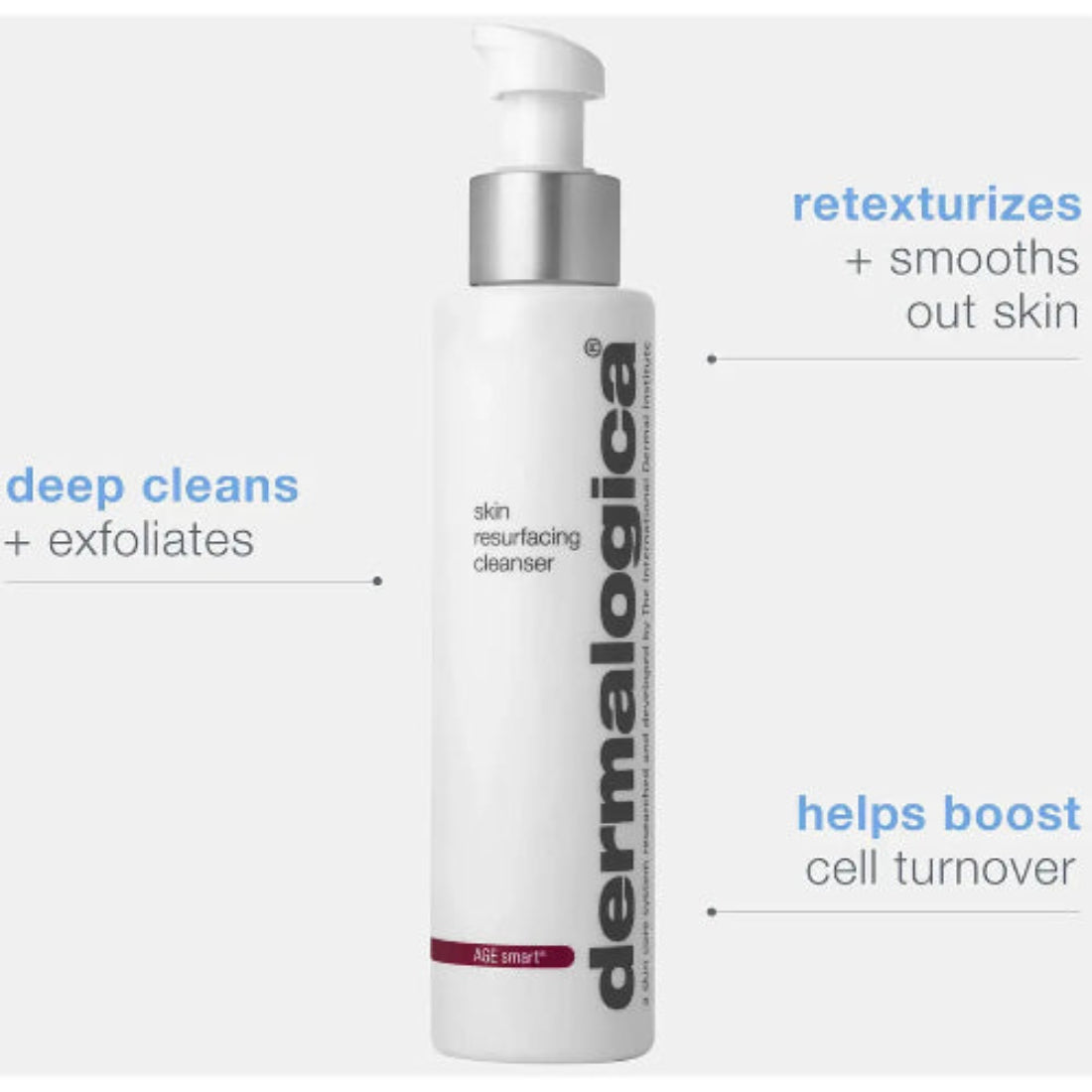 Dermalogica Skin Resurfacing Cleanser – renser dypt og eksfolierer, jevner ut og glatter hudteksturen, og bidrar til økt celleomsetning for yngre og lysere hud