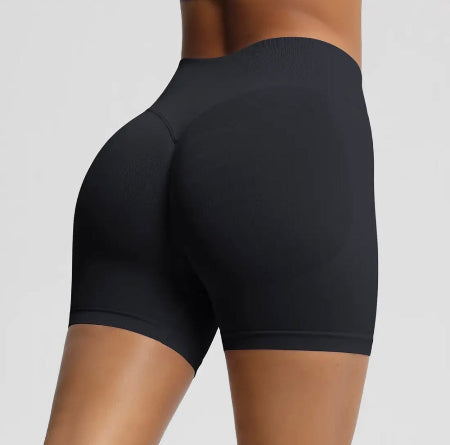 Sømløse sportsshorts for kvinner med løftende effekt